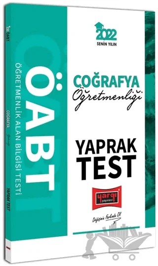 2022 ÖABT Coğrafya Öğretmenliği Yaprak Test – Kolektif – Yargı Yayınevi kitap kapağı