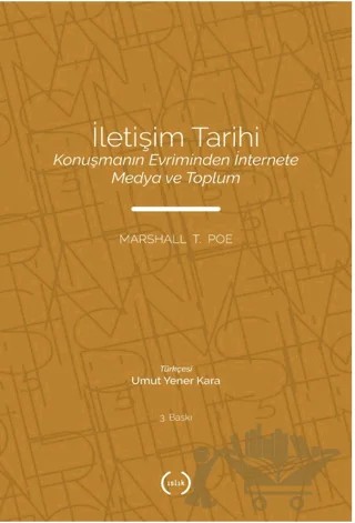 İletişim Tarihi – Marshall T. Poe – Islık Yayınları kitap kapağı