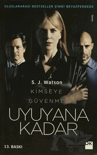 Uyuyana Kadar – S. J. Watson – Doğan Kitap kitap kapağı