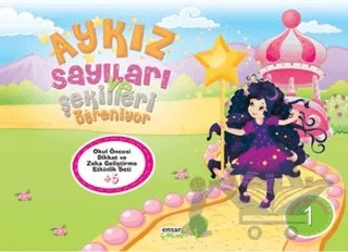 Aykız - 1 : Sayıları ve Şekilleri Öğreniyor – Kolektif – Ensar Neşriyat kitap kapağı