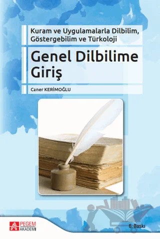 Genel Dilbilime Giriş – Caner Kerimoğlu – Pegem Akademi Yayıncılık kitap kapağı