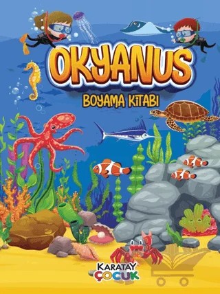 Okyanus Boyama Kitabı – Kolektif – Karatay Çocuk kitap kapağı