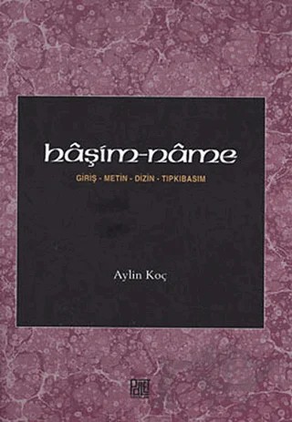 Haşim-name – Aylin Koç – Palet Yayınları kitap kapağı