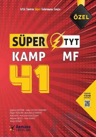 Süper TYT Kamp 41 Sayısal Soru Kitabı – Kolektif – Armada Yayınları kitap kapağı