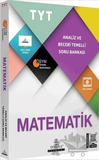 TYT Matematik Analiz ve Beceri Temelli Soru Bankası – Gökhan Curka, İsmail İşler – Ephesus Akademi kitap kapağı