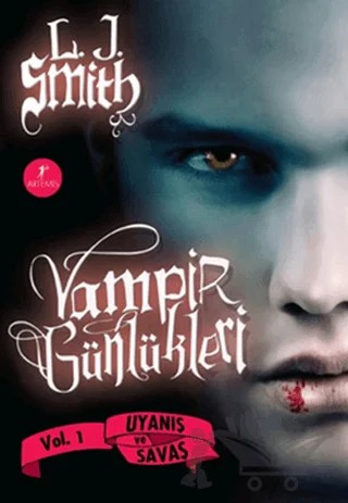 Vampir Günlükleri - Uyanış ve Savaş Vol: 1 – L. J. Smith – Artemis Yayınları kitap kapağı