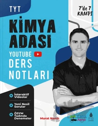 TYT Kimya YouTube Ders Notları – Murat Namlı – Kimya Adası kitap kapağı