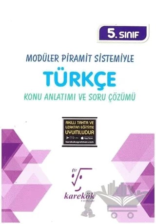 5. Sınıf Modüler Piramit Sistemiyle Türkçe Konu Anlatımı ve Soru Çözümü – Kolektif – Karekök Yayıncılık kitap kapağı