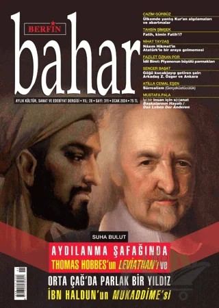 Berfin Bahar Aylık Kültür Sanat ve Edebiyat Dergisi Sayı: 311 Ocak 2024 – Berfin Bahar Dergisi kitap kapağı