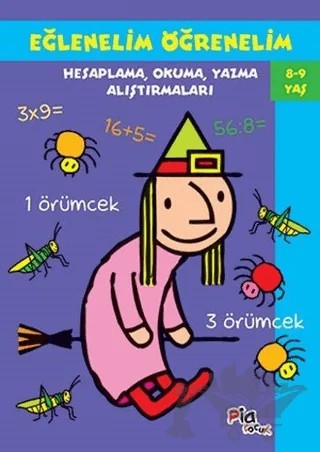 Eğlenelim Öğrenelim 8-9 Yaş – Kolektif – Pia Çocuk Yayınları kitap kapağı