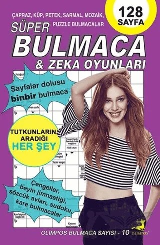 Süper Bulmaca ve Zeka Oyunları 10 – Kolektif – Olimpos Yayınları kitap kapağı
