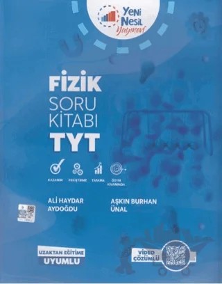 Yeni Nesil YKS TYT Fizik Soru Kitabı – Ali Haydar Aydoğdu, Aşkın Burhan Ünal – Yeni Nesil Yayınevi kitap kapağı