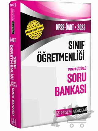 2023 KPSS ÖABT Sınıf Öğretmenliği Soru Bankası – Kolektif – Pegem Akademi Yayıncılık kitap kapağı