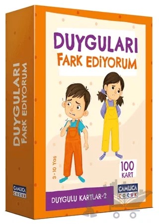 Duyguları Fark Ediyorum - Duygulu Kartlar 2 – Kolektif – Çamlıca Çocuk Yayınları kitap kapağı
