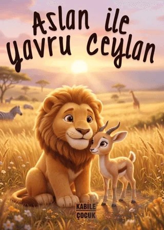 Aslan ile Yavru Ceylan – Kolektif – Kabile Kitap kitap kapağı