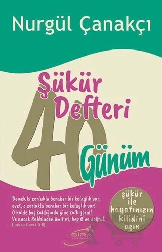 Şükür Defteri – Nurgül Çanakçı – Şira Yayınları kitap kapağı