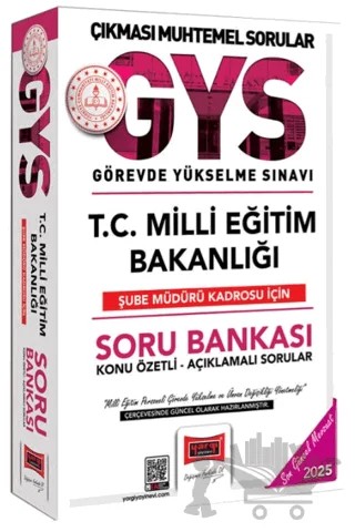 2025 GYS T.C. Milli Eğitim Bakanlığı Şube Müdürü Kadrosu İçin Soru Bankası – Kolektif – Yargı Yayınevi kitap kapağı