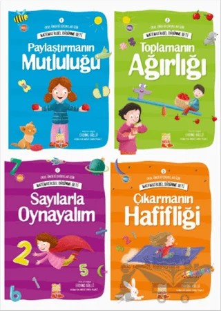 Okul Öncesi Çocuklar İçin Matematiksel Düşünme Seti – Erdinç Güllü – Nesil Çocuk Yayınları kitap kapağı