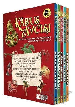 Kabus Avcısı Seti - 5 Kitap Takım - Kutulu – Theodore Darkwood – Acayip Kitaplar kitap kapağı