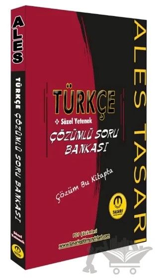 ALES Türkçe Çözümlü Soru Bankası – Kolektif – Tasarı Eğitim Yayınları kitap kapağı