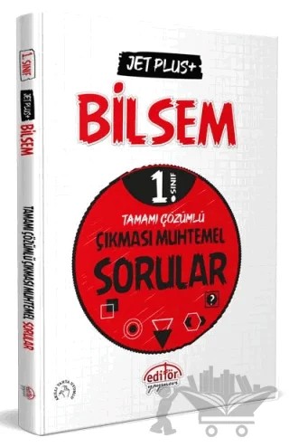1. Sınıf Bilsem Jet Plus+ Tamamı Çözümlü Çıkması Muhtemel Sorular – Kolektif – Editör Yayınevi kitap kapağı