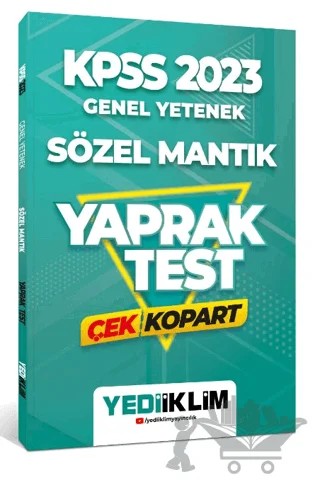 2023 KPSS Genel Yetenek Sözel Mantık Çek Kopart Yaprak Test – Kolektif – Yediiklim Yayınları kitap kapağı