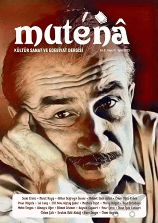 Mutena Kültür Sanat ve Edebiyat Dergisi Sayı: 17 Eylül 2023 – Mutena Dergisi kitap kapağı