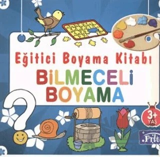 Eğitici Boyama Kitabı - Bilmeceli Boyama – Kolektif – Parıltı Yayınları kitap kapağı