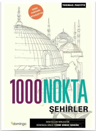 1000 Nokta - Şehirler – Thomas Pavitte – Domingo Yayınevi kitap kapağı