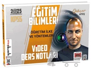 2025 KPSS Eğitim Bilimleri Öğretim İlke ve Yöntemleri Video Ders Notları – Kolektif – Yargı Yayınevi kitap kapağı