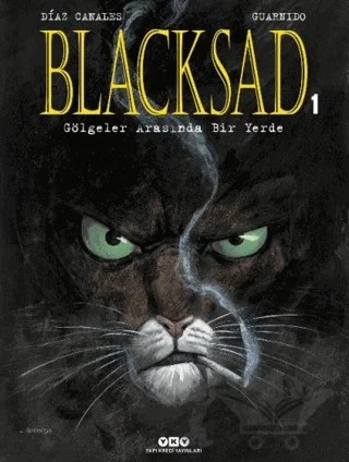 Gölgeler Arasında Bir Yerde - Blacksad Cilt 1 – Juan Diaz Canales – Yapı Kredi Yayınları kitap kapağı