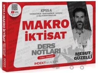 KPSS A Grubu Makro İktisat Video Ders Notları – Mesut Güzelli – İndeks Akademi Yayıncılık kitap kapağı