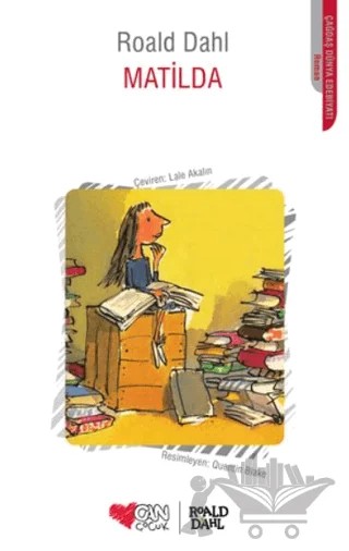 Matilda – Roald Dahl – Can Çocuk Yayınları kitap kapağı