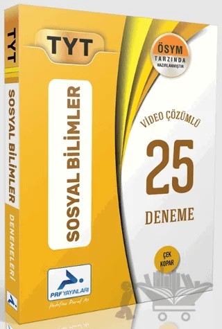 TYT Sosyal Bilimler 25 Deneme Sınavı – Kolektif – Paraf Yayınları kitap kapağı