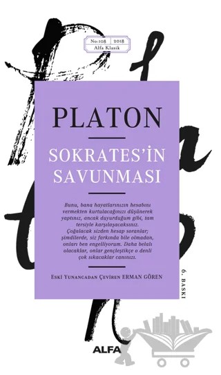 Sokrates'in Savunması – Platon (Eflatun) – Alfa Yayınları kitap kapağı