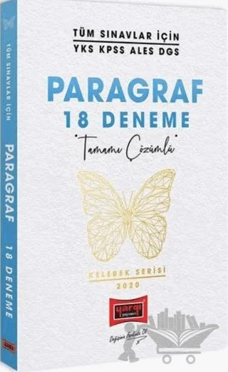 Tüm Sınavlar İçin Paragraf Tamamı Çözümlü 18 Deneme – Ayhan Adıyaman – Yargı Yayınevi kitap kapağı