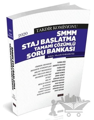 Takdir Komisyonu SMMM Staj Başlatma Soru Bankası – Mustafa Karadeniz – Savaş Yayınevi kitap kapağı