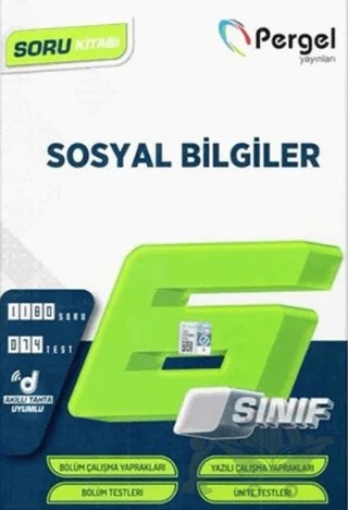 6. Sınıf Sosyal Bilgiler Soru Bankası – Kolektif – Pergel Yayınları kitap kapağı
