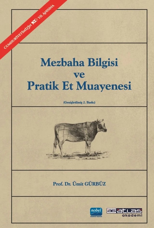 Mezbaha Bilgisi ve Pratik Et Muayenesi – Ümit Gürbüz – Atlas Akademi kitap kapağı