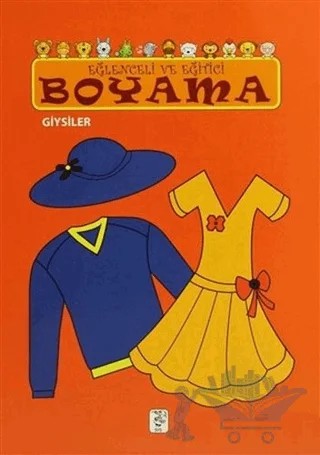 Eğlenceli ve Eğitici Boyama - Giysiler – Kolektif – Sis Yayıncılık kitap kapağı