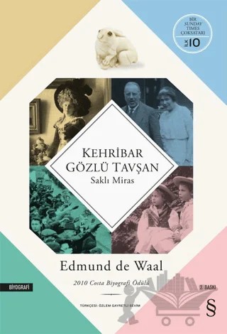 Kehribar Gözlü Tavşan – Edmund de Waal – Everest Yayınları kitap kapağı