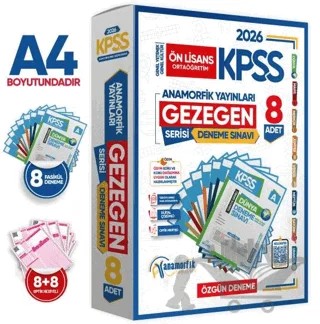 2026 KPSS Ortaöğretim GY-GK Gezegen Serisi 8li Deneme Paketi Kurumsal Türkiye Geneli Dijital Çözümlü – Kolektif – Karakutu Yayın kitap kapağı