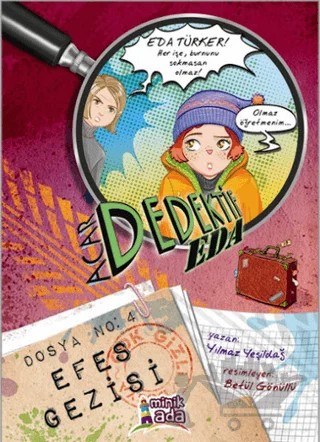 Acar Dedektif Eda - Efes Gezisi – Yılmaz Yeşildağ – Minik Ada kitap kapağı