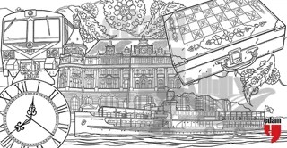 İstanbul Haydarpaşa Tuval Boyama – Oğan Kandemiroğlu – EDAM kitap kapağı