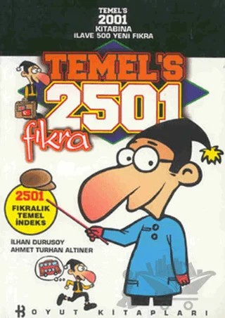 Temel’s 2501 Fıkra – İlhan Durusoy – Boyut Yayın Grubu kitap kapağı
