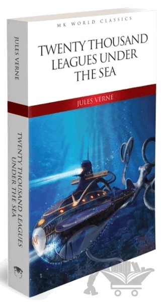 Twenty Thousand Leagues Under the Sea – Jules Verne – MK Publications kitap kapağı