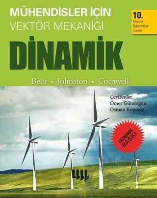 Mühendisler için Vektör Mekaniği Dinamik (Ekonomik Baskı) – E.Russell Johnston, Ferdinand Beer, Phillip Cornwell – Literatür Yayıncılık kitap kapağı