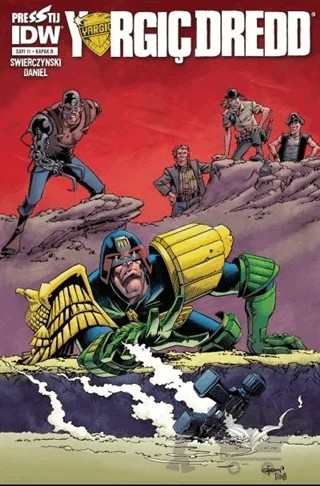 Yargıç Dredd 11: Kapak B – Presstij Kitap kitap kapağı