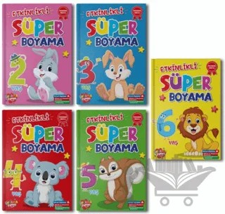 Etkinlikli Süper Boyama Seti - 5 Kitap Takım – Kolektif – Boyama Zamanı kitap kapağı
