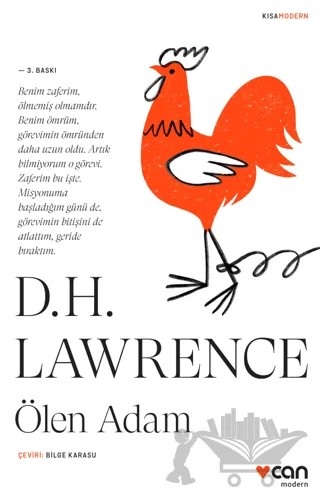 Ölen Adam – David Herbert Richards Lawrence – Can Yayınları kitap kapağı